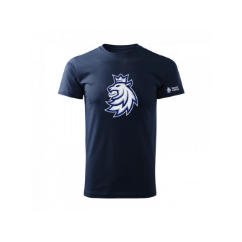 Echipa națională de hochei tricou de copii Czech Republic logo lion navy