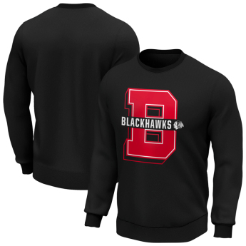 Chicago Blackhawks hanorac de bărbați College Letter Crew Sweatshirt