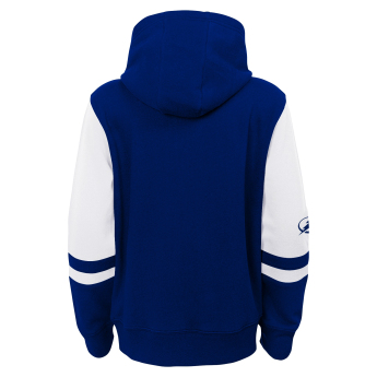 Tampa Bay Lightning hanorac cu glugă pentru copii faceoff colorblocked fleece full-zip