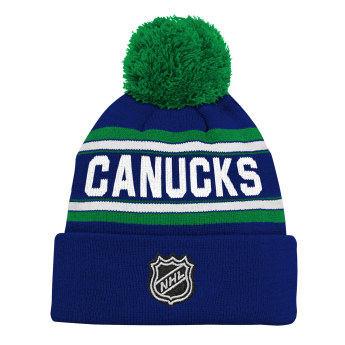 Vancouver Canucks căciula de iarnă pentru copii Jacquard Cuffed Knit With Pom