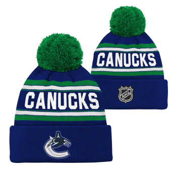 Vancouver Canucks căciula de iarnă pentru copii Jacquard Cuffed Knit With Pom