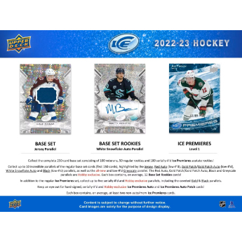 NHL cutii Cărți de hochei NHL 2022-23 Upper Deck Ice Hobby Box