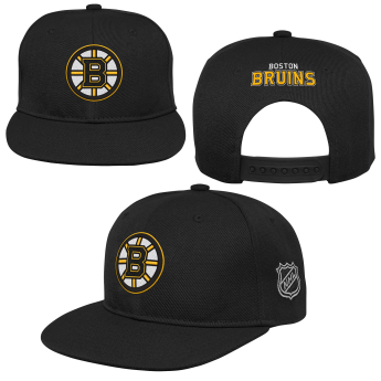 Boston Bruins șapcă flat de copii Logo Flatbrim Snapback