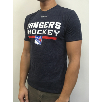 New York Rangers tricou de bărbați Locker Room 2016 navy