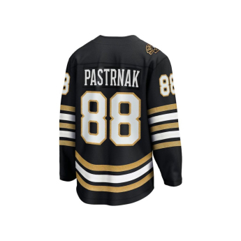 Boston Bruins tricou de hochei pentru copii David Pastrnak #88 black 100th Anniversary Premier Breakaway Jersey