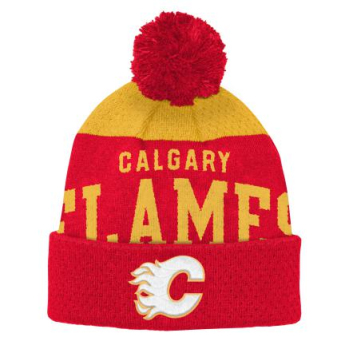 Calgary Flames căciula de iarnă pentru copii Stetchark Knit