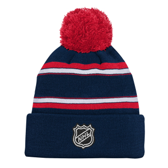 Columbus Blue Jackets căciula de iarnă pentru copii Jacquard Cuffed Knit With Pom