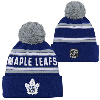 Toronto Maple Leafs căciula de iarnă pentru copii Jacquard Cuffed Knit With Pom