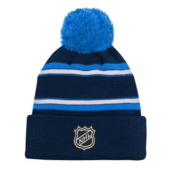 Winnipeg Jets căciula de iarnă pentru copii Jacquard Cuffed Knit With Pom