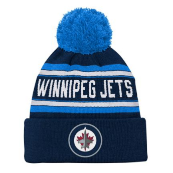 Winnipeg Jets căciula de iarnă pentru copii Wordmark Cuffed Pom