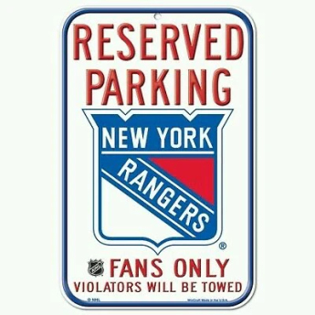 New York Rangers semn pe perete Reserved Parking Sign