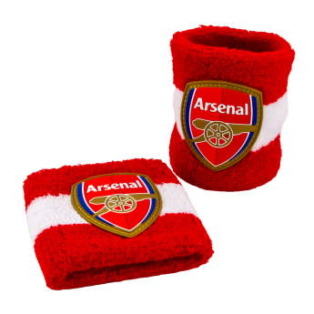 FC Arsenal manșete sport 2 pack red with white Wristbands