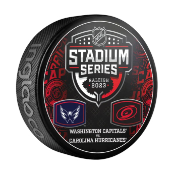 NHL produse puc Stadium Series Dueling Washington Capitals vs. Carolina Hurricanes