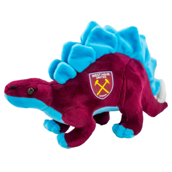 West Ham United Stegosaurus de pluș claret and blue