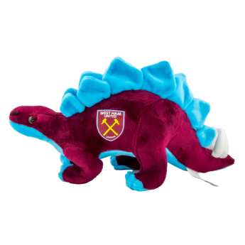 West Ham United Stegosaurus de pluș claret and blue