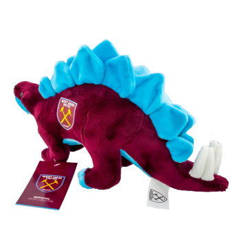 West Ham United Stegosaurus de pluș claret and blue