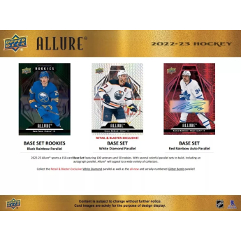 NHL cutii Cărți de hochei NHL 2022-23 Upper Deck Allure Blaster Box