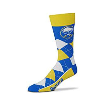 Buffalo Sabres suport Graphic Argyle Lineup Socks