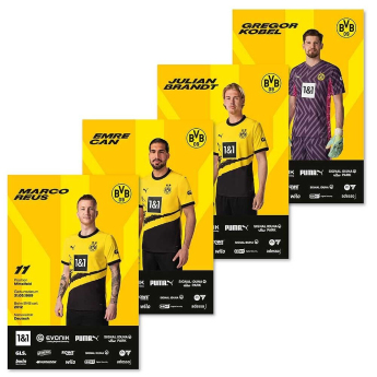 Borussia Dortmund cărți de jucători 33 cards with autographs 2023/24