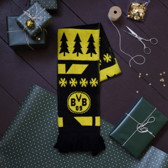 Borussia Dortmund eșarfă de iarnă Christmas
