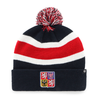 Echipa națională de hochei căciulă de iarnă Czech Republic Breakaway 47 Cuff Knit Navy