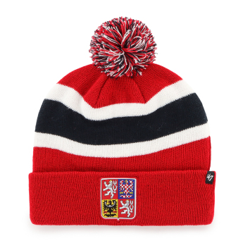 Echipa națională de hochei căciulă de iarnă Czech Republic Breakaway 47 Cuff Knit Red