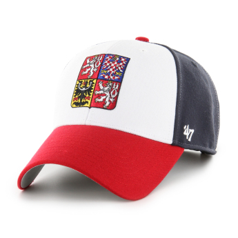 Echipa națională de hochei șapcă de baseball pentru copii Czech Republic Replica Basic CT 47 MVP white-navy