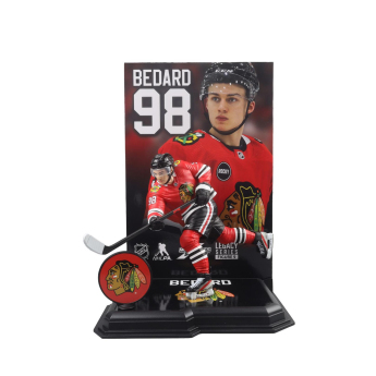 Chicago Blackhawks figurină Connor Bedard #98 Figure SportsPicks