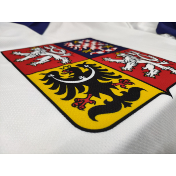 Echipa națională de hochei tricou de hochei Czech republic Fan white David Pastrňák #88