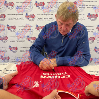 Legende tricou de fotbal Liverpool FC 1986 Dalglish Signed Shirt