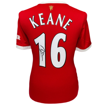 Legende tricou de fotbal Manchester United FC 2020-2022 Keane Signed Shirt