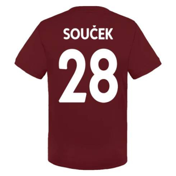 West Ham United tricou de fotbal pentru copii Claret Souček