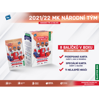 NHL cutii Cărți de hochei NHL Czech hockey national team representation 2022 Blaster box