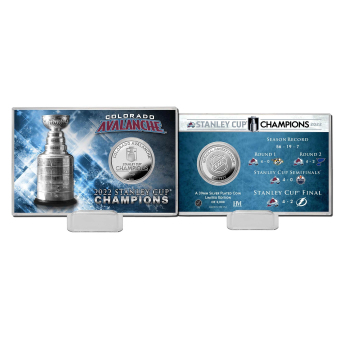 Colorado Avalanche monede comemorative 2022 Stanley Cup Champions Silver Mint Coin