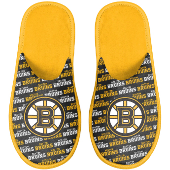 Boston Bruins papuci de copii team scuff slippers