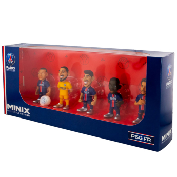 Paris Saint Germain set 5 figurine MINIX