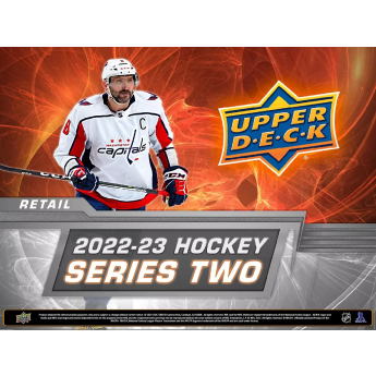 NHL cutii Cărți de hochei NHL 2022-23 Upper Deck Series 2 Tin Box