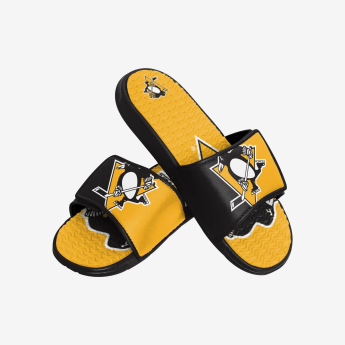 Pittsburgh Penguins papuci de bărbați Colorblock Slipper