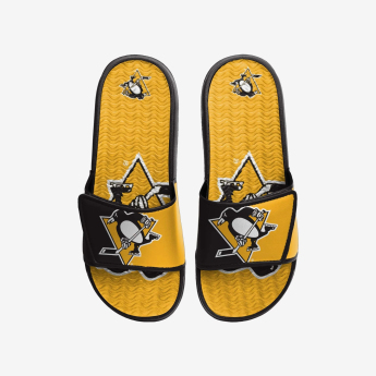 Pittsburgh Penguins papuci de bărbați Colorblock Slipper
