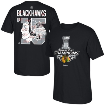 Chicago Blackhawks tricou de bărbați 2015 Stanley Cup Champions Signature