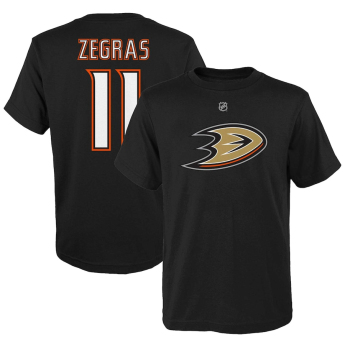 Anaheim Ducks tricou de copii Trevor Zegras black