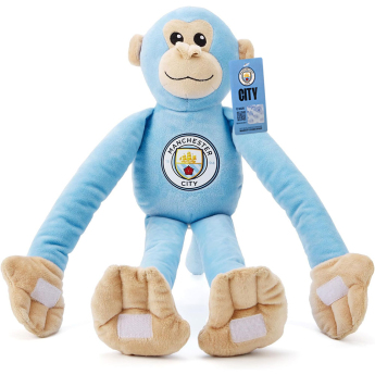 Manchester City maimuță umpluta Plush Hanging Monkey