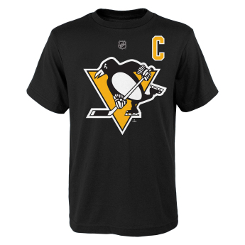 Pittsburgh Penguins tricou de copii Sidney Crosby 87 Name & Number black