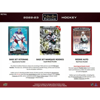 NHL cutii Cărți de hochei NHL 2022-23 Upper Deck O-Pee-Chee Platinum Blaster Box