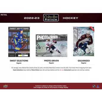 NHL cutii Cărți de hochei NHL 2022-23 Upper Deck O-Pee-Chee Platinum Blaster Box