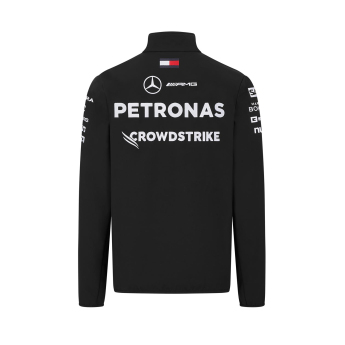 Mercedes AMG Petronas geacă de bărbați Driver softshell black F1 Team 2024