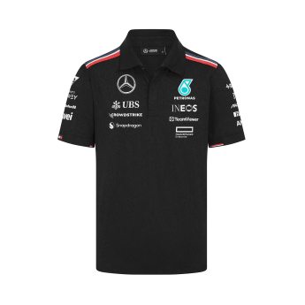 Mercedes AMG Petronas tricou polo Driver Black F1 Team 2024