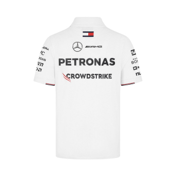 Mercedes AMG Petronas tricou polo Driver White F1 Team 2024