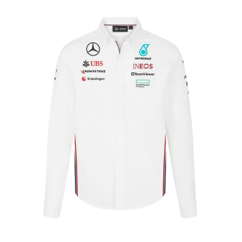 Mercedes AMG Petronas cămașă de bărbați Driver White F1 Team 2024