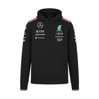 Mercedes AMG Petronas hanorac de bărbați cu glugă Driver Driver black F1 Team 2024